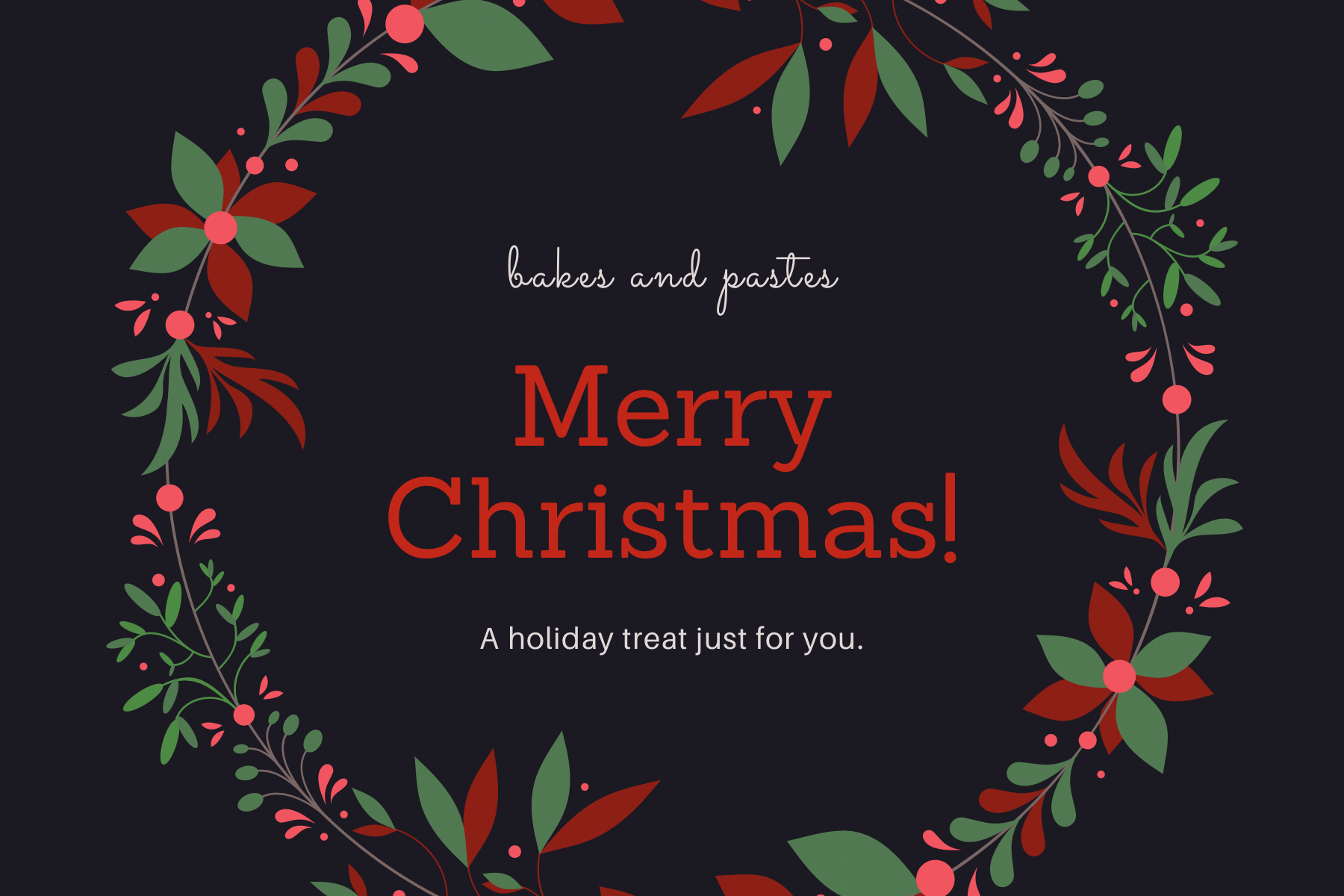 Christmas E-Gift Card Gift Card Bakes & Pastes US$10.00 